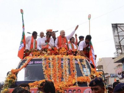 Karnataka poll results: BJP slips below majority mark, leads in 108 seats