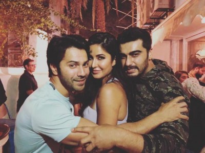 Katrina Kaif walks down memory lane with Varun Dhawan, Arjun Kapoor
