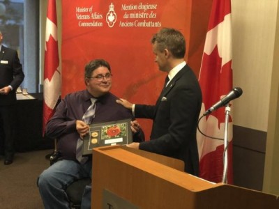 Several Albertans honoured for their service to Canadian veterans
