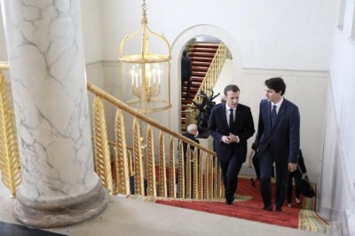 Canada PM Justin Trudeau to end French tour today, will fly to Britain