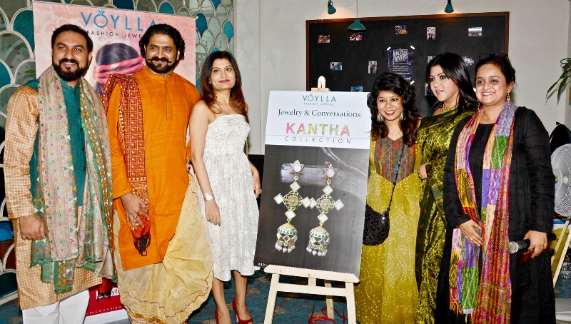 Voylla unveils new line of jewellery, recreates Bengali art form Kantha
