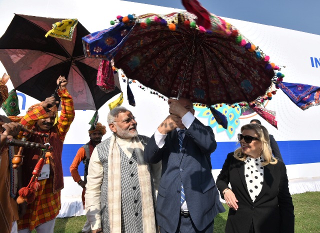 Netanyahu visits Sabarmati Ashram