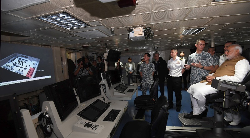 Narendra Modi enplanes for India after three-nation visit  