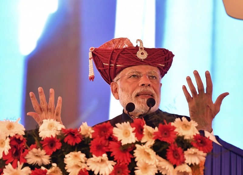 PM Modi addresses gathering in Dadra and Nagar Haveli