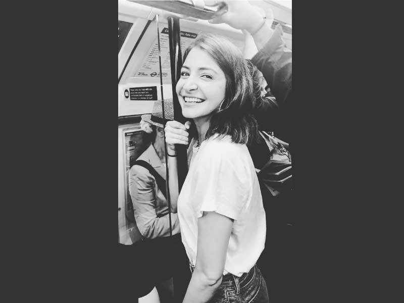 Anushka Sharma enjoys England trip in tube rail