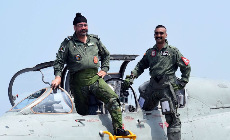 Balakot airstrike hero Abhinandan Varthaman in a MiG-21