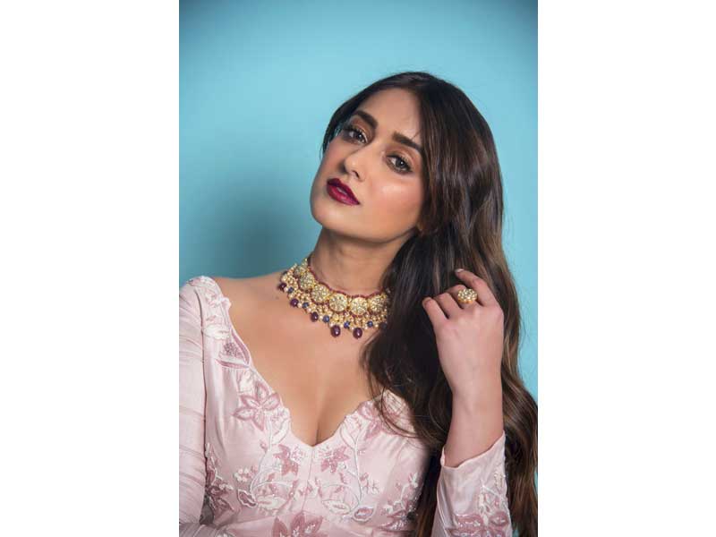 Ileana D'Cruz wears outfit from Mishru at Ambani Ganesh Chaturthi