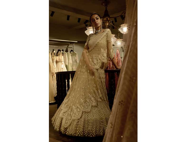 Glimpse of Tarun Tahiliani's Kolkata boutique