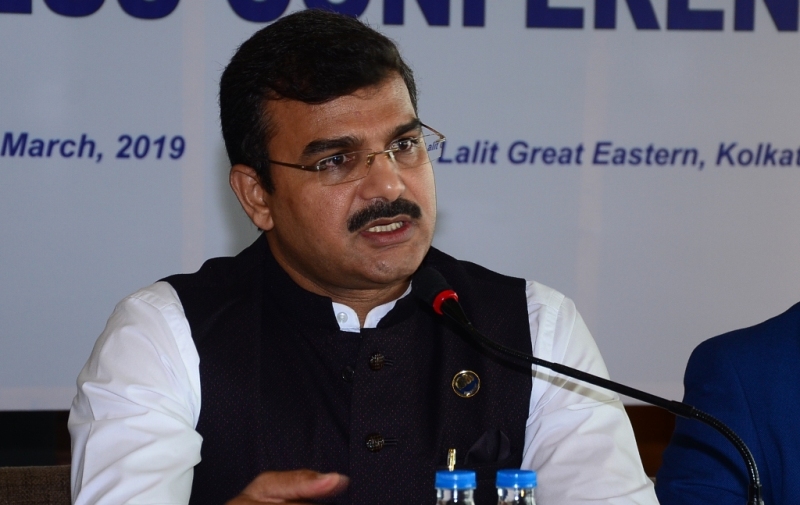 ICSI president Ranjeet Pandey addresses press conference