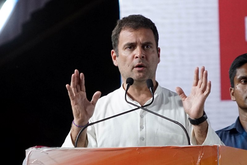 Rahul Gandhi addresses public meeting in Thiruvananthapuram