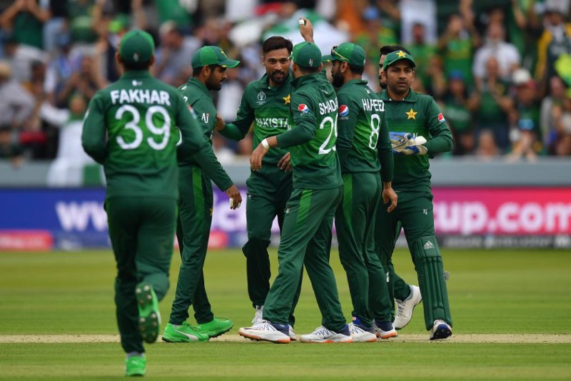 Pakistan win the match against South Africa during ICC Cricket World Cup 2019 at Lords