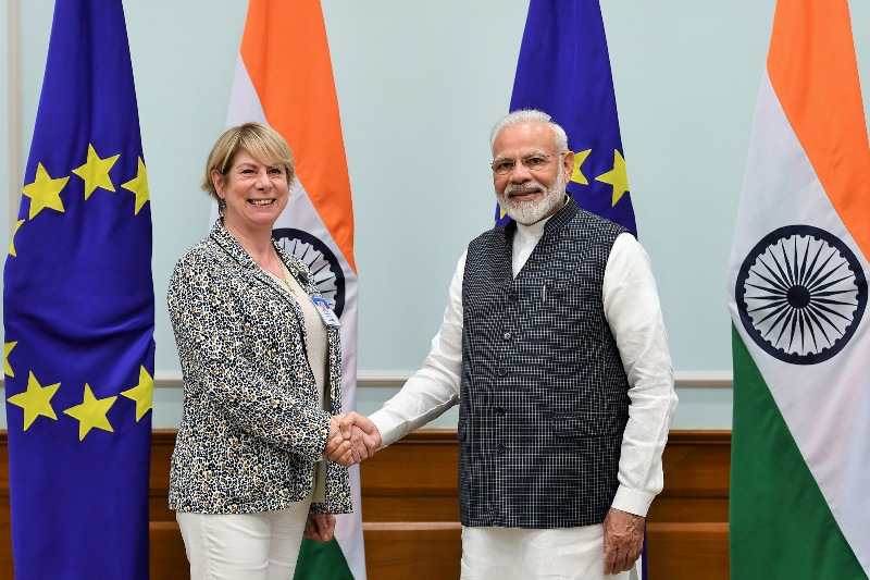 European Union delegation members meet PM Narendra Modi 