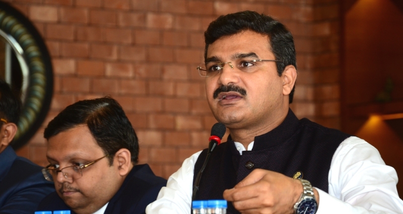 ICSI president Ranjeet Pandey addresses press conference