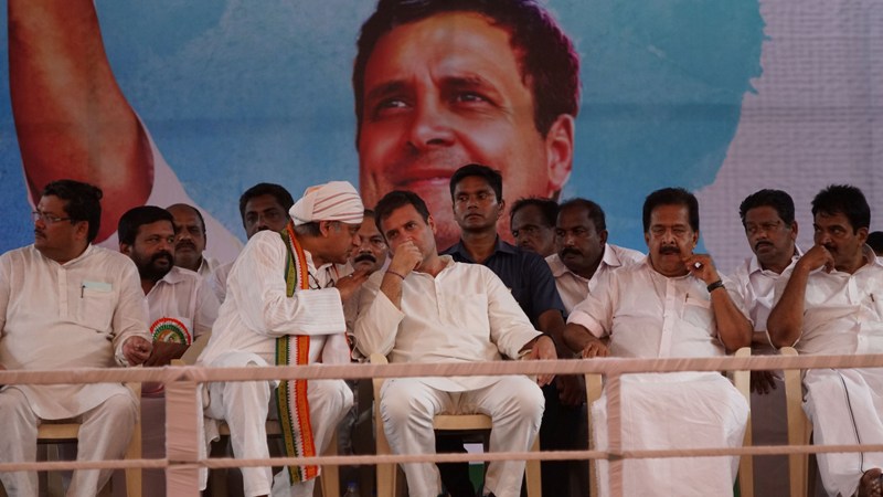 Rahul Gandhi addresses public meeting in Thiruvananthapuram