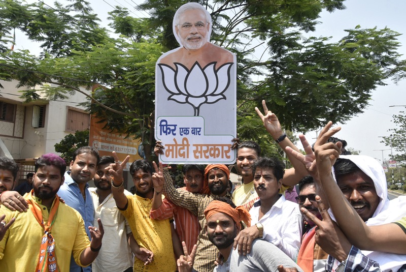 Lok Sabha Elections: Counting of votes progress in India on May 23