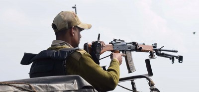 CISF personnel on high alert at IGI Airport in New Delhi