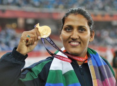 Battle of Olympians: Krishna Poonia feels the upcoming LS polls is a fight to save democracy