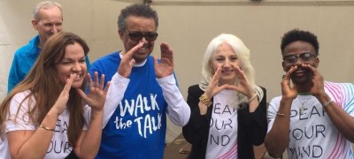 Promoting 'a healthy sustainable future', the UN health agency engages young and young at heart to 'Walk the Talk'