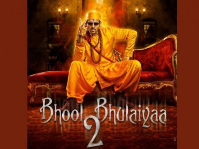 Actor Kartik Aaryan steps into Akshay Kumar's shoes, makers release posters of Bhool Bhulaiyaa 2 