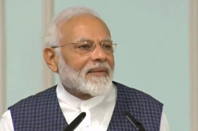 India PM Naredra Modi holds bilateral talks with Zambian President
