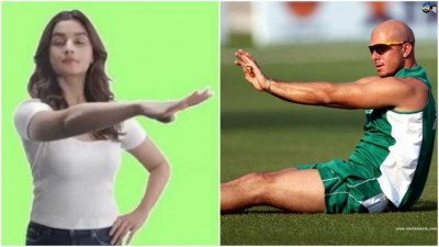 South African batsman Gibbs shares Alia Bhatt's GIF without knowing her, 'SOTY' actress gives 'four' reply