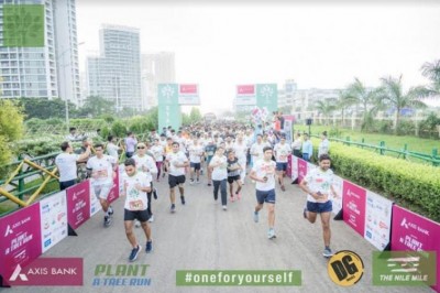 Axis Bank organizes unique marathon to encourage tree plantation