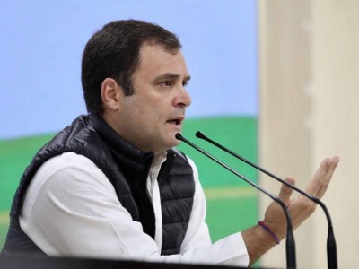 'Chowkidar Chor Hai' slogan raised during Rahul Gandhi's rally