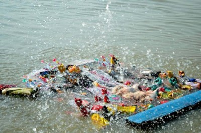 Vijaya Dasami: Revellers bid adieu to Goddess Durga today