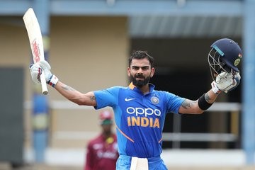 India beat West Indies by 59 runs in rain-hit match, Virat Kohli shines with bat