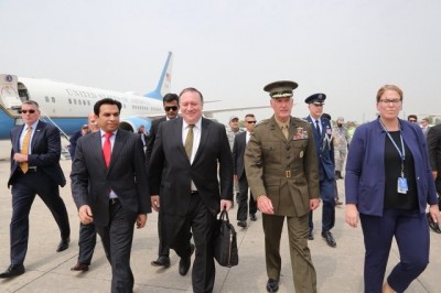 US  Secretary of State Michael R. Pompeo to visit India today 