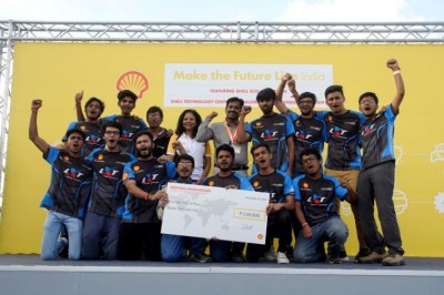 Team Averera from IIT-BHU clocks beat mileage at Shell's 'Make the future live India 2019'