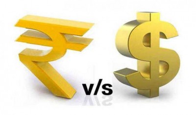Indian Rupee ends up by 8 paise against USD