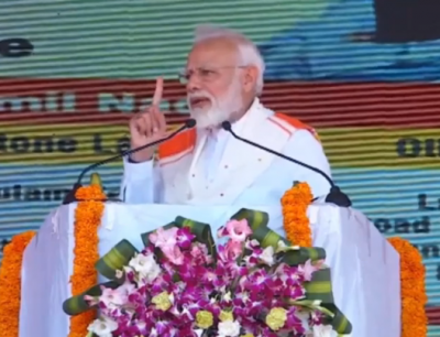 PM Narendra Modi launches development projects in Kanyakumari