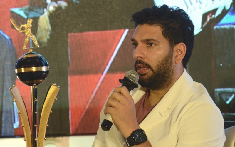 ICC felicitates Yuvraj Singh with Lifetime Achievement Award