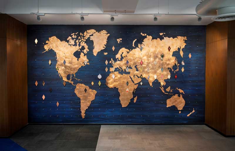 Fabulous art works by Baaya Design at Bombay House