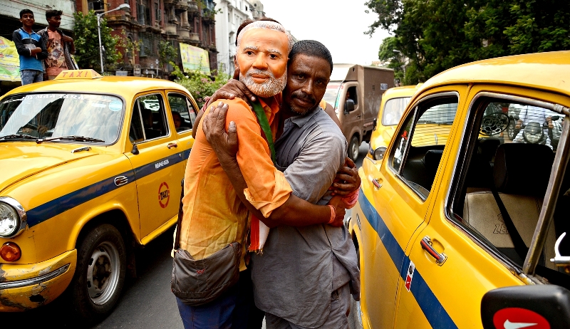 BJP celebrates victory in Kolkata