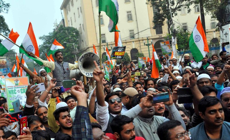 Left, Congress jointly hold protest rally against CAA-NRC-NPR in Kolkata