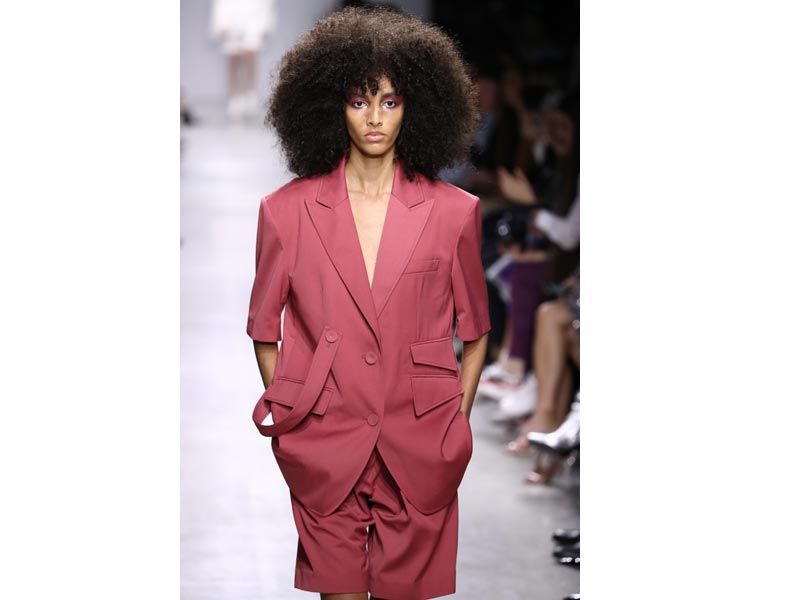 Models walk the ramp for designer Annakiki at Milan Fashion Week