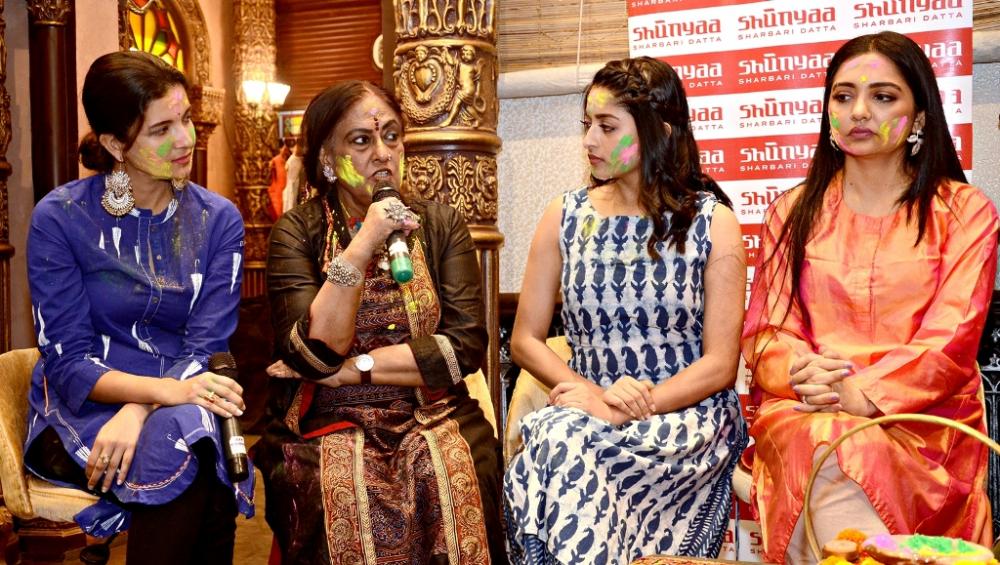 Sweater crew celebrates Holi in Sharbari Datta's Shunyaa