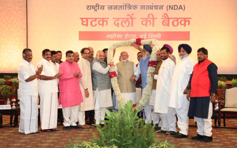 Amit Shah hosts NDA meet in presence of PM Modi
