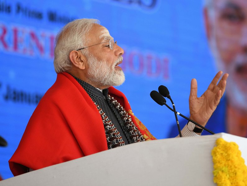 PM Modi lays fiundation stone of Swamigalu memorial museum