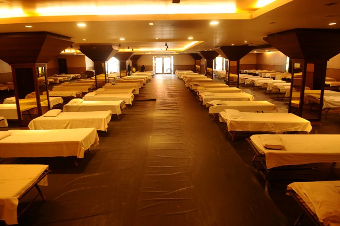 Banquet hall converted into isolation ward for COVID-19 patients in Delhi
