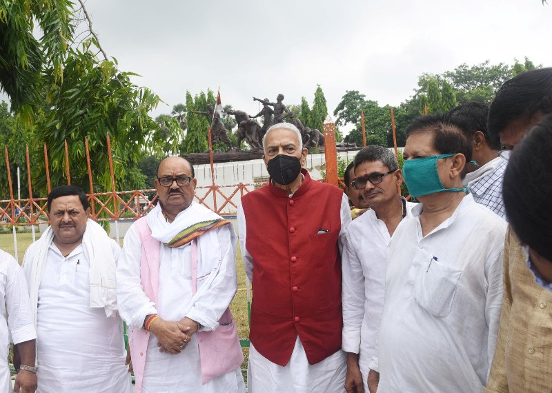 Yashwant Sinha begins Jan Sanvad Rally