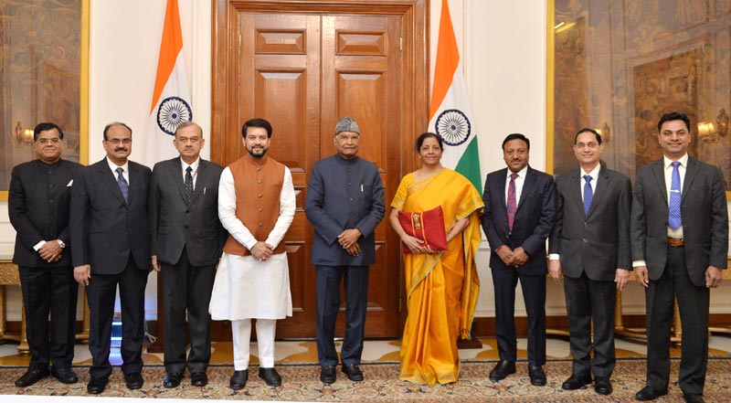 Nirmala presents Union Budget