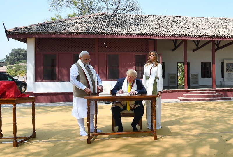 Namaste Trump: US Prez spends busy first day in India  