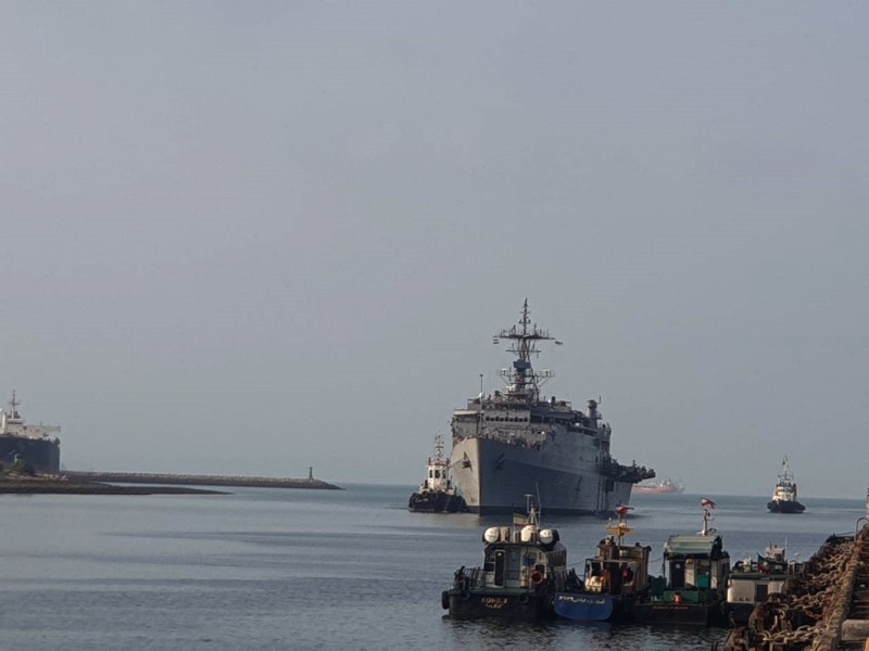 Stranded Indian nationals at Bandar Abbas port 