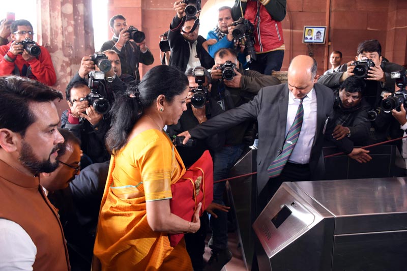 Nirmala presents Union Budget