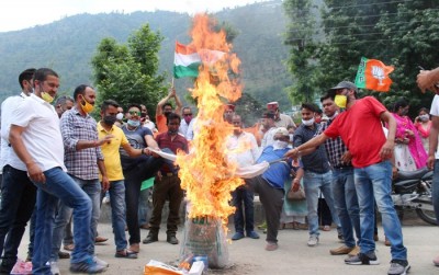 Indians protest Chinese aggression in Ladakh