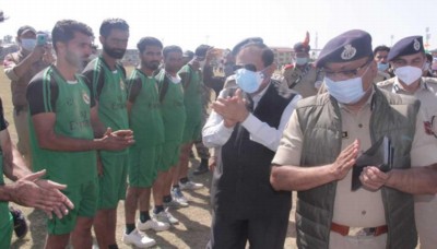 R R Bhatnagar  inaugurates Bandipora Sports festival