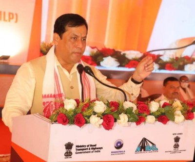 Nitin Gadkari, Sarbananda Sonowal lay foundation stone of Multi Model Logistics Park in Assam’s Jogighopa